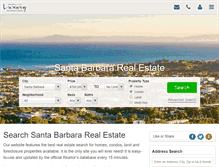 Tablet Screenshot of luxuryinsantabarbara.com
